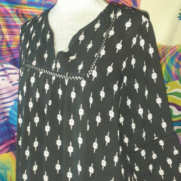 Indigo soft casual dress/ moo moo - Picture 2 of 7